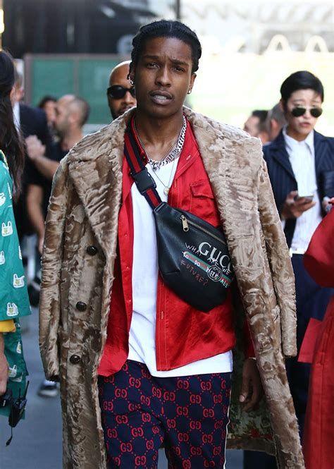 male celebs wearing gucci|gabby Gucci glamour outfits.